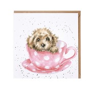 Wrendale Designs Wenskaart Hond Teacup Pup