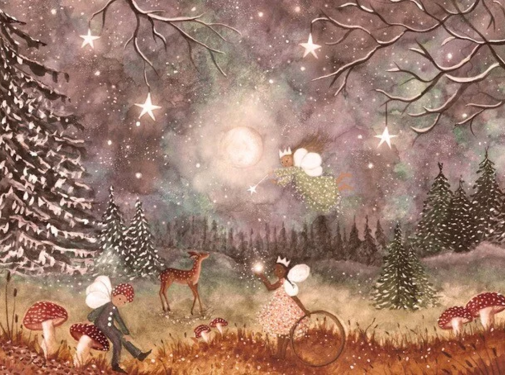 Bijdehansje Postcard Magical Season