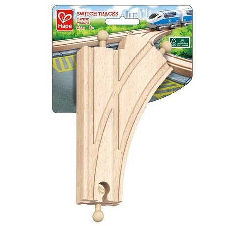 Hape Switch Tracks 2-pcs