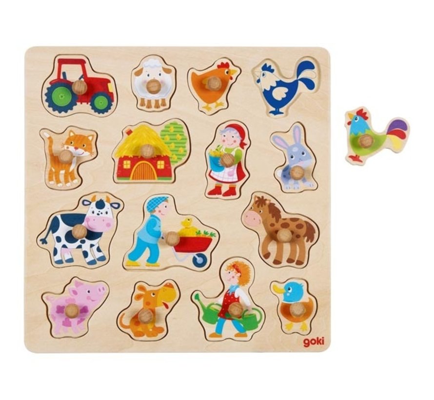 Background Puzzle Farm 15pcs