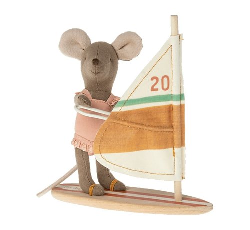 Maileg Knuffelmuis Beach Mice Surfer Little Sister