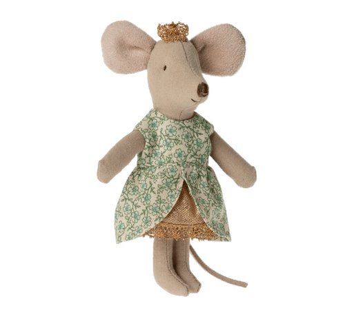 Maileg Princess mouse, Little sister in matchbox