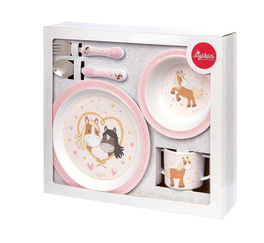 Dinner set Melamin Pony Love