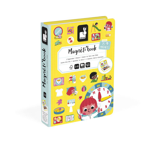 Janod Magnetibook Learn to Tell the Time