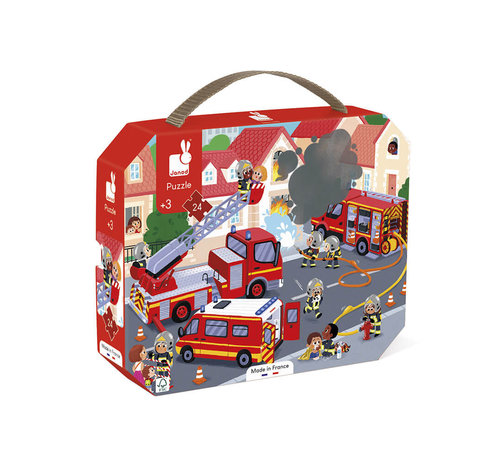 Janod Puzzle Firemen 24pcs