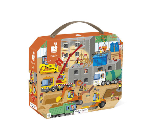 Janod Puzzle Construction Site 36pcs