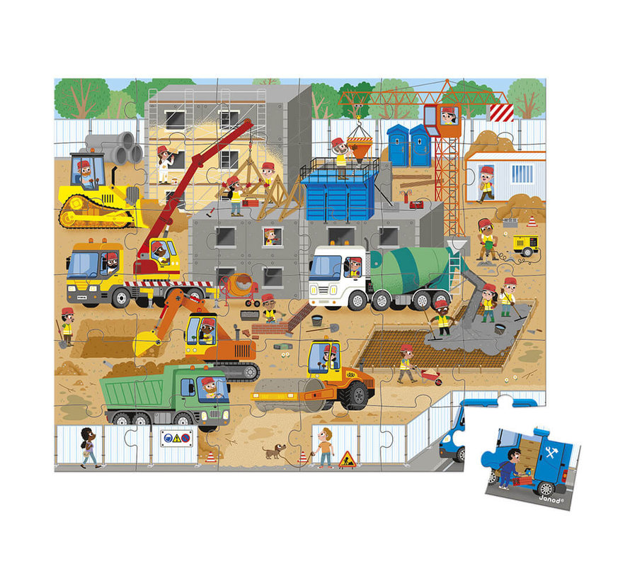 Puzzle Construction Site 36pcs