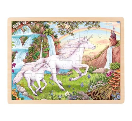 GOKI Puzzle Unicorn 48pcs