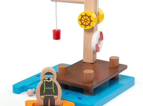 Bigjigs Crane Dock, Dingy & Diver