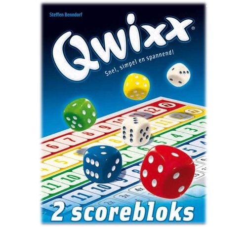 White Goblin Qwixx Bloks (extra scorebloks)