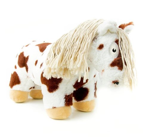 crafty ponies Paarden Knuffel Bruin Bont 48cm