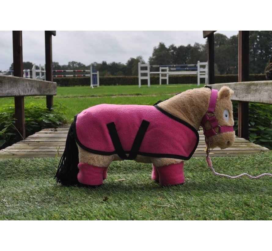 Fleece Rug Set Pink