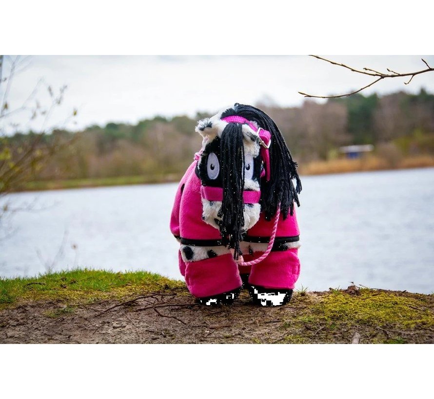 Fleece Rug Set Pink