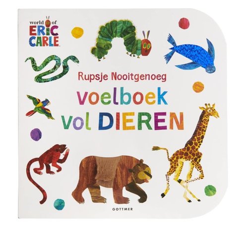 Gottmer Rupsje Nooitgenoeg Voelboek vol dieren