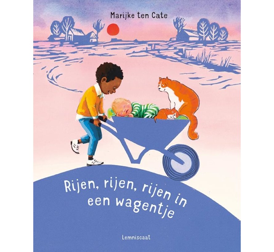 Rijen, rijen, rijen in een wagentje