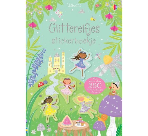 Uitgeverij Usborne Stickerboekje Glitterelfjes