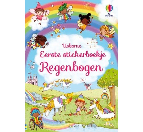 Uitgeverij Usborne Eerste stickerboekje Regenbogen