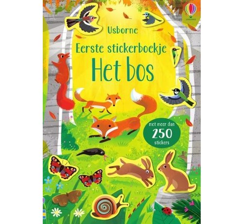Uitgeverij Usborne Eerste stickerboekje Het bos