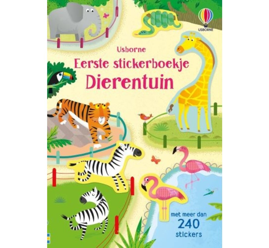 Eerste stickerboekje Dierentuin