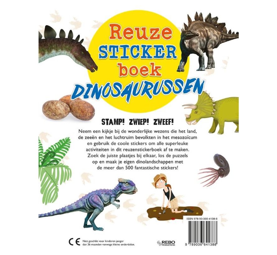 Reuzestickerboek Dinosaurussen