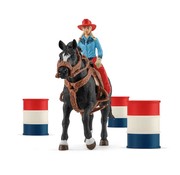 Schleich Barrel Racing met Cowgirl