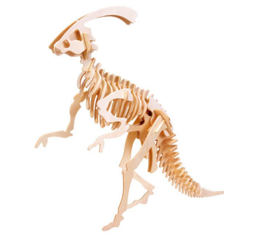 Eureka 3D Wood Model Gepetto´s Parasaurolophus