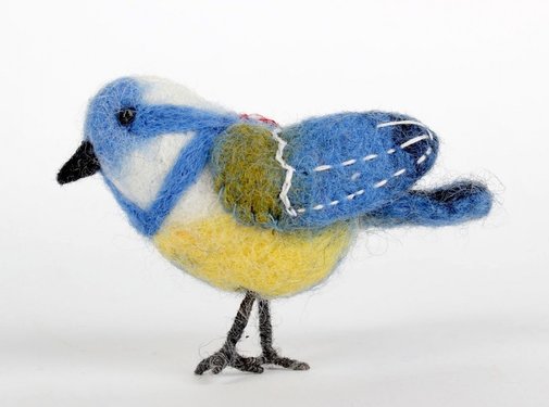 Sjaalmetverhaal Vogel Pimpelmeesje