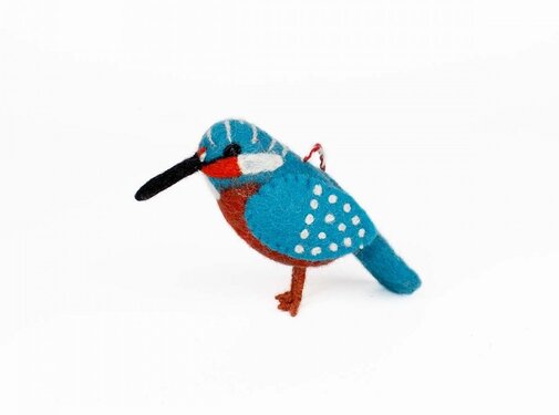 Sjaalmetverhaal Vogel IJsvogel