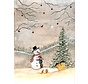 Postcard Snowman