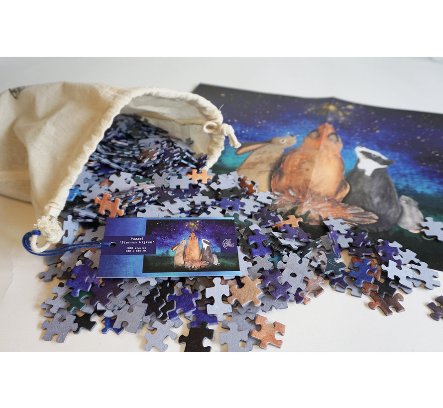 Puzzel Sterren Kijken 1000pcs