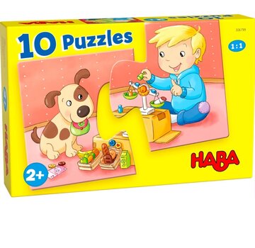 Haba 10 Puzzles My Toys 2pcs
