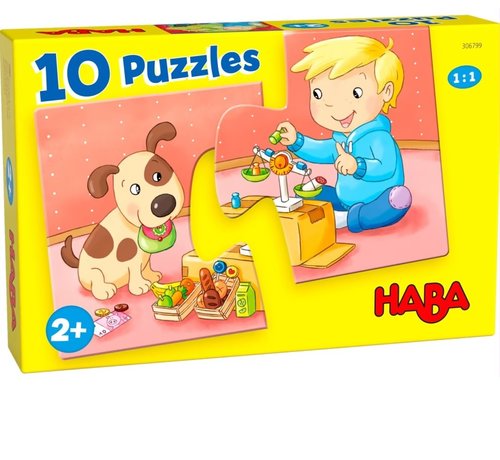 Haba 10 Puzzels Mijn Speelgoed 2pcs