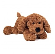 Hermann Teddy Knuffel Hond Bruin 28cm