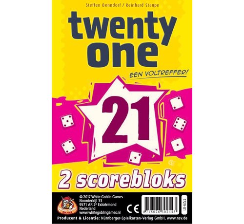 White Goblin Twenty One (21) Bloks (extra scorebloks)