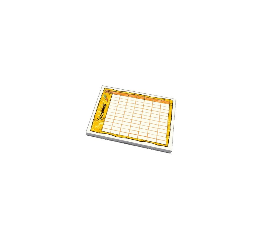 Scoreblokken Konijnenhokken Set 3-delig Dobbelspel