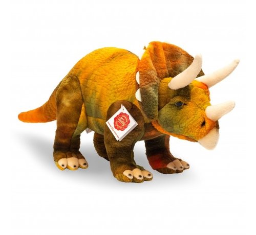 Hermann Teddy Stuffed Animal  Dino Triceratops 42 cm