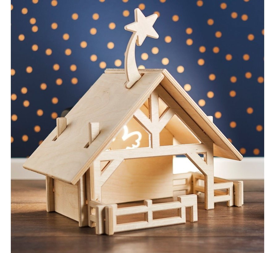 Nativity Scene Wood