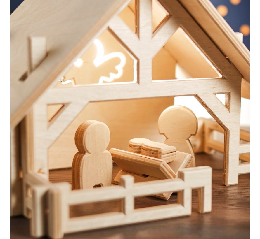 Nativity Scene Wood