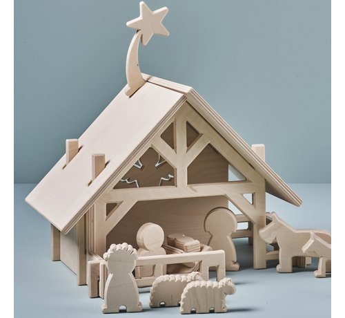 lovelties Nativity Scene Wood