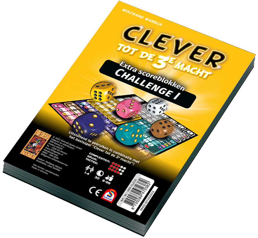 Scoreblokken Clever tot de 3e macht Challenge