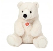 Hermann Teddy Stuffed Animal Polar Bear Sitting 35cm