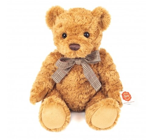 Hermann Teddy Stuffed Animal Teddy Brown with Voice 32cm