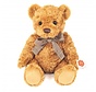 Knuffel Teddy Hazelnootbruin met Bromstem 32cm