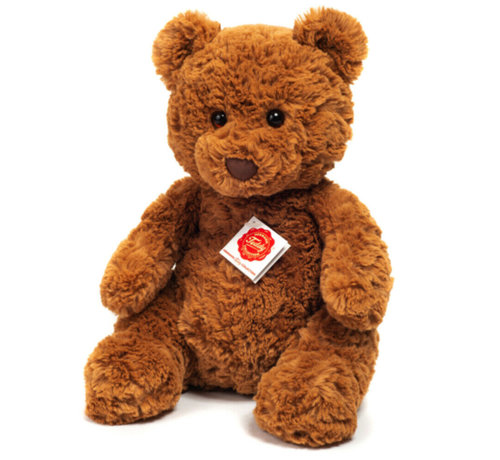 Hermann Teddy Stuffed Animal  Teddy Bear Maroon 23 cm