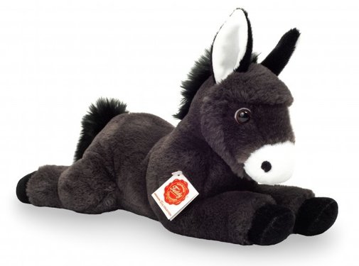 Hermann Teddy Stuffed Animal  Donkey Lying 34 cm