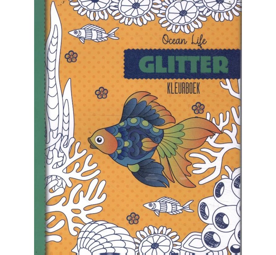 Glitter kleurboek Ocean life