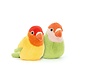 Knuffel Vogels A Pair of Lovely Lovebirds