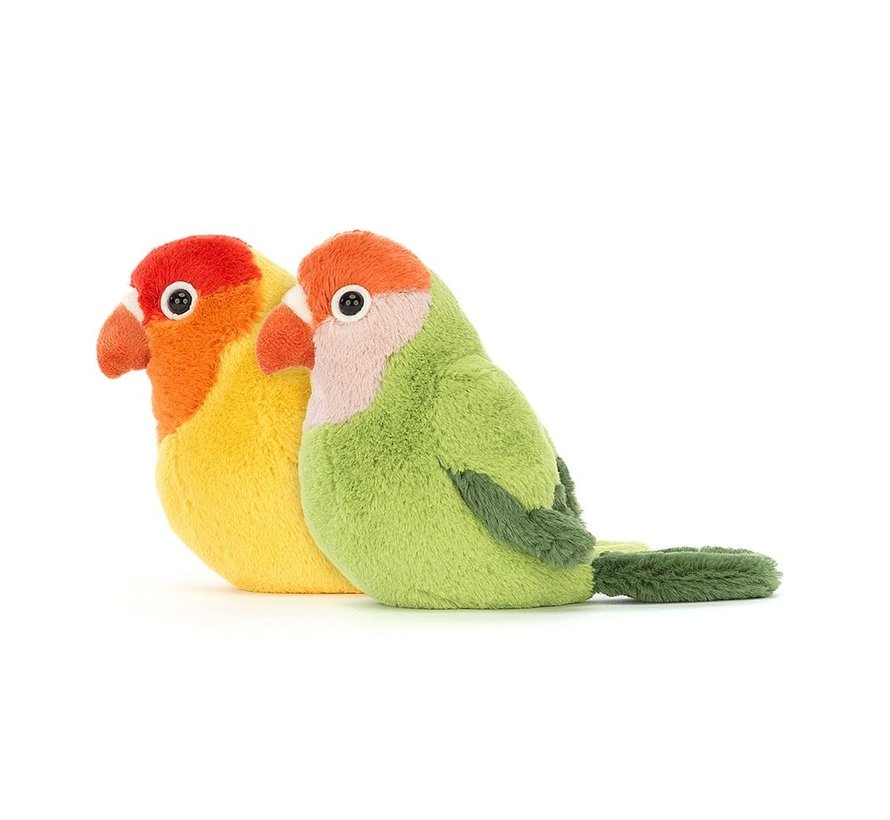 Knuffel Vogels A Pair of Lovely Lovebirds
