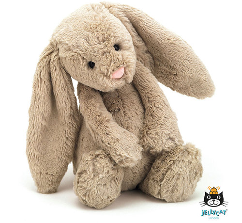 Jellycat Knuffel Konijn Bashful Beige Bunny Medium