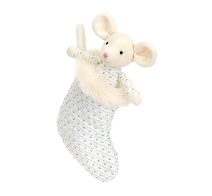 Knuffel Shimmer Stocking Mouse